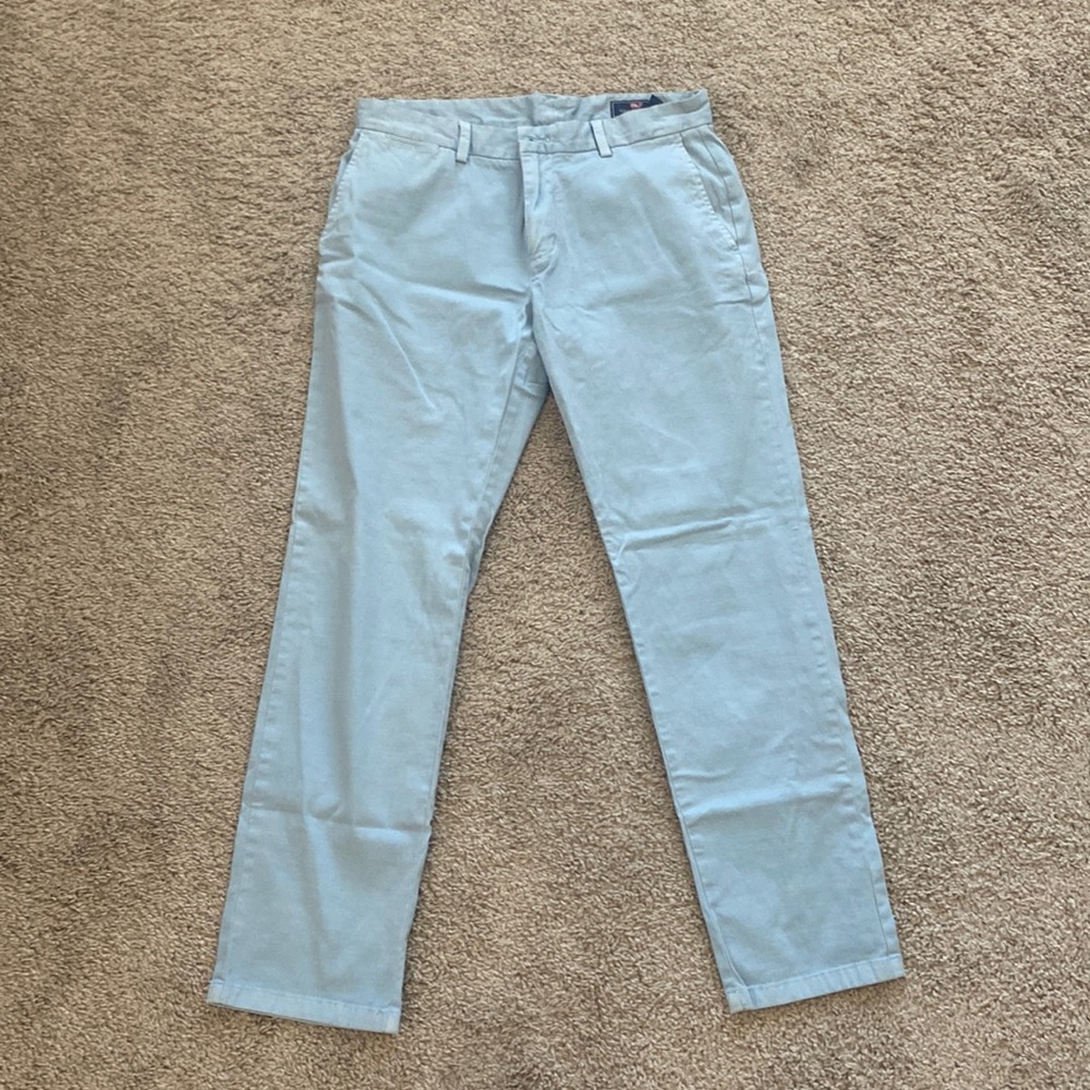Vineyard Vines breaker pants 32 X 30 light blue.